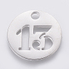 Non-Tarnish 304 Stainless Steel Pendants LS-STAS-F233-13-P-1