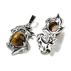Natural & Synthetic Mixed Gemstone Pendants G-G111-01P-3