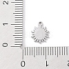Non-Tarnish 304 Stainless Steel Charms STAS-K286-01H-P-3