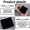 Square EVA Covered with Velveteen Commemorative Coin Storage Cases with Sponge Inside CON-WH0201-005A-3