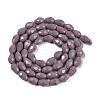 Opaque Solid Color Beads Strands EGLA-N013-P8mm-D09-2