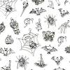 Halloween 40Pcs 20 Styles Tibetan Style Alloy Pendants FIND-FS0004-69-3