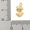 Brass Micro Pave Clear Cubic Zirconia Pendants LS-KK-U015-09G-3