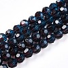 Baking Paint Transparent Glass Beads X1-DGLA-A035-T4mm-A10-1