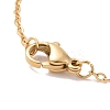 Ion Plating(IP) 304 Stainless Steel Sun Coin Pendant Necklace for Women NJEW-F294-08G-4