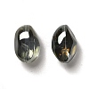 Full Rainbow Plated Crystal Glass Oval Beads Strands EGLA-F026-A02-3