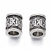Tibetan Style Alloy European Beads TIBEB-N005-068-1