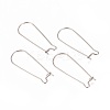 304 Stainless Steel Hoop Earrings Findings Kidney Ear Wires STAS-L216-22A-P-1