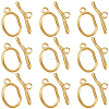 10Pcs Ion Plating(IP) 304 Stainless Steel Toggle Clasps STAS-SC0010-68B-1