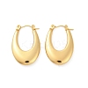 304 Stainless Steel Rhinestone Hoop Earrings for Women EJEW-U046-08A-G-4