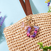Resin Butterfly Pendant Keychains KEYC-TAC0034-03U-5