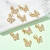 SHEGRACE Brass Pave Clear Cubic Zirconia Pendants XGRQ3Q046-628G-B-4
