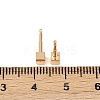 Brass Stud Earrings for Women EJEW-G441-05B-G-5