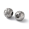 304 Stainless Steel Rhinestone European Beads STAS-A092-10H-P-2