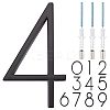 Zinc Alloy Number Sign Labels FIND-WH0061-83E-1