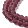 Transparent Glass Beads Strands EGLA-A034-T8mm-MD13-4