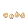 Initial Letter A~Z Alphabet Enamel Charms ENAM-Q437-06-3