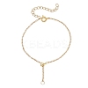 Adjustable 2MM 304 Stainless Steel Cable Chain Bracelet Makings AJEW-JB01538-1