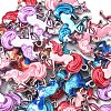 30Pcs Printed Alloy Connector Charms PALLOY-CJ0002-22-4