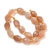 Natural Sunstone Beads Strands G-N342-59-3