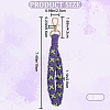 Cotton Handmade Braided Wrist Lanyard Pendant Decorations KEYC-WH0007-001A-2