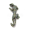 Alloy Rhinestone Brooches JEWB-P013-19AS-1