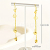 Fashionable Brass Ball Pendant Tassel Hoop Earrings DH2211-5