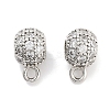Brass with Cubic Zirconia Pendants KK-P271-09P-1