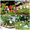 60Pcs Mushroom Resin Home Ornaments & Cabochons DJEW-OC0001-10-7