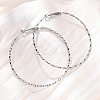 304 Stainless Steel Hoop Earrings EJEW-S250-01A-P-2
