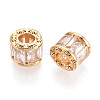 304 Stainless Steel and Glass Charms STAS-T071-04B-G-2