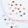 140Pcs 7 Colors Alloy Enamel Buttons FIND-GF0008-29-5