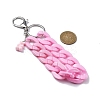 Acrylic Curb Chain Keychain KEYC-JKC00632-04-2