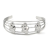 Non-Tarnish 304 Stainless Steel Hollow Open Cuff Bangles BJEW-Q348-03P-09-2