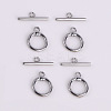 Non-Tarnish 316 Stainless Steel Toggle Clasps FIND-PW0024-30B-1