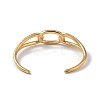 Ion Plating(IP) 304 Stainless Steel Cuff Bangles for Women BJEW-Z078-16G-3