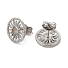 Non-Tarnish 304 Stainless Steel Stud Earring Cabochon Settings EJEW-I281-02P-2