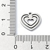 Non-Tarnish 304 Stainless Steel Charms STAS-C097-28P-3