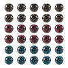 90Pcs 3Colors Opaque Acrylic Beads OACR-TA0002-57-2