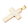 304 Stainless Steel Pendants STAS-P421-16A-2