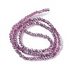 Electroplate Glass Beads Strands EGLA-R048-2mm-11-3