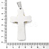 Ion Plating(IP) 304 Stainless Steel Enamel Big Pendants STAS-D110-28GP-3