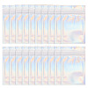 60Pcs Rectangle Zip Top Plastic Glitter Holographic Bags OPP-TA0001-23-2