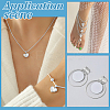 1200Pcs 6 Styles Tarnish Resistant 304 Stainless Steel Open Jump Rings STAS-ME0002-13-4