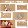 Glass Rhinestone Cabochons RGLA-FG0001-27-4
