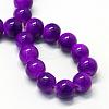 Baking Paint Glass Round Bead Strands DGLA-Q020-6mm-34-2