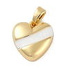 Brass Enamel Pendants KK-P283-28A-G-1