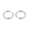 304 Stainless Steel Hoop Earrings EJEW-T048-24C-P-2