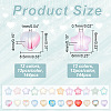 288Pcs 24 Styles Transparent & Imitation Jade & Spray Painted Glass Beads GLAA-AR0001-51-2