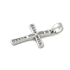 Brass Micro Pave Cubic Zirconia Pendants KK-U056-51P-2